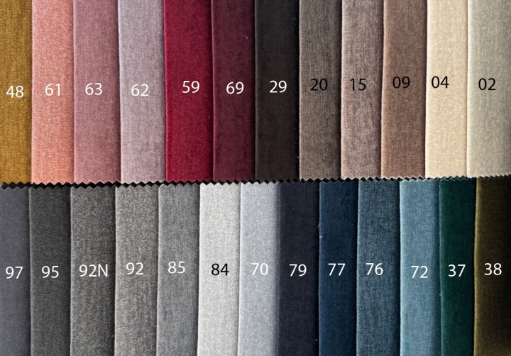 Nowoczesny narożnik z regulowanymi zagłówkami KLARA L granatowy lewy