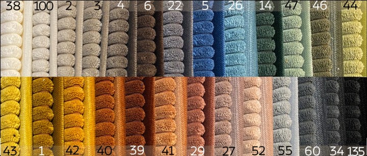 Narożnik Rogal U z automatem Delfin i regulowanymi zagłówkami – nowoczesny narożnik z funkcją spania i pojemnikami