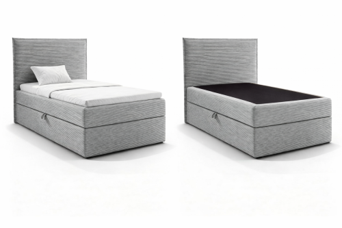 Łóżko kontynentalne MINI NOVU 70x200 z pojemnikiem – jednoosobowe