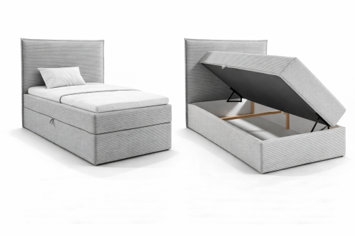 Łóżko kontynentalne MINI NOVU 70x200 z pojemnikiem – jednoosobowe