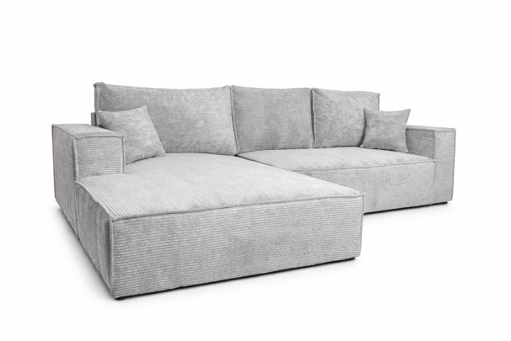 narożnik novu4 XL lewostronny na białym tle – widok strony lewej