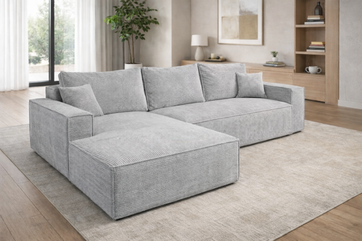 narożnik novu4 XL w aranżacji salonu – nowoczesne wnętrze