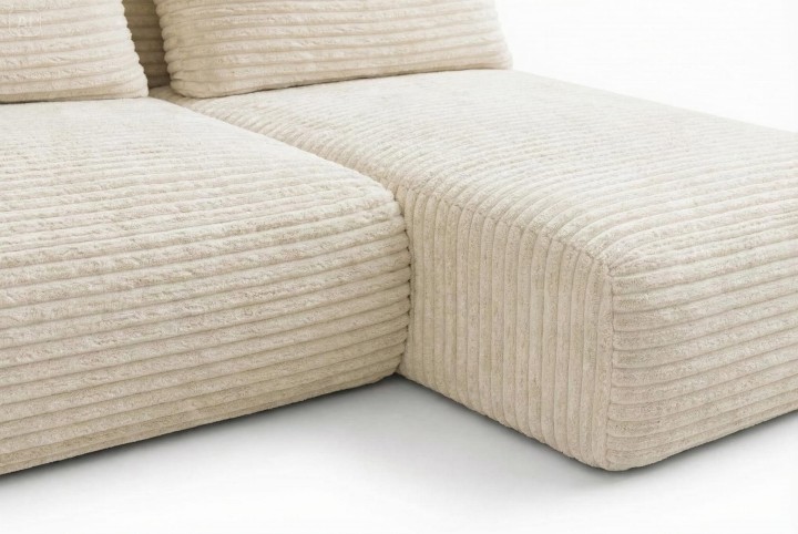 Poduszki oparciowe narożnika TILA – miękkie wypełnienie silikonowe