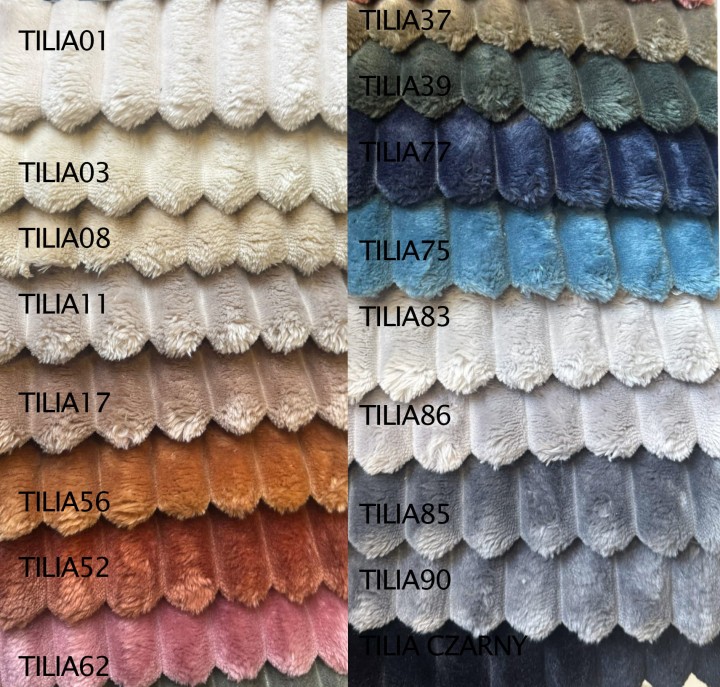 Struktura tkaniny Tilia – miękka, modna tkanina tapicerska