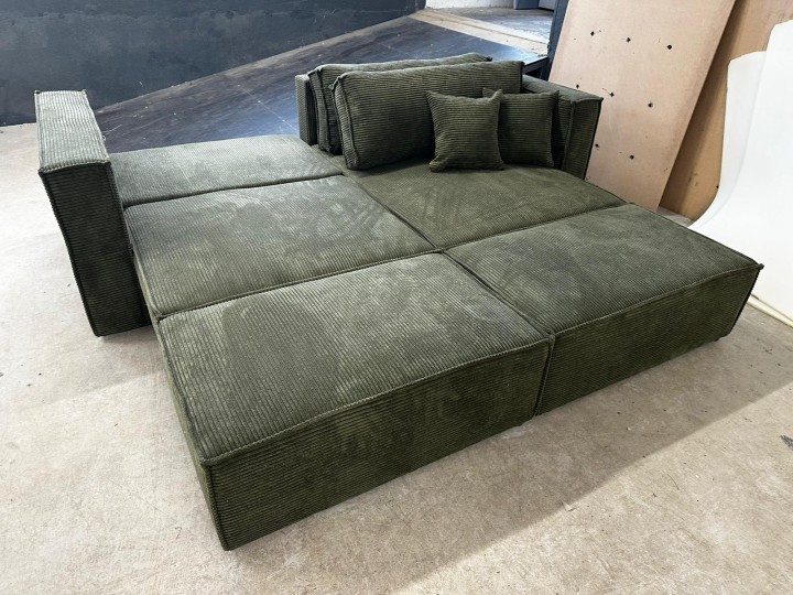 naroznik modulowy sztruks  konfiguracja ukladu pufy