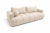 sofa BADO 250 cm kanapa 3 osobowa rozkładana styl cloud w tkaninie welur