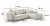 wymiary narożnik PARIS LUX 275x180 sofa narożna rozkładana