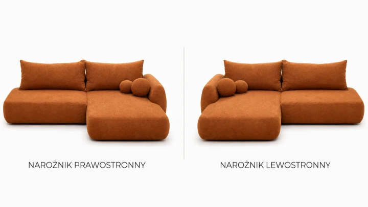 narożnik paris w nowoczesej tkaninie boucle w kolorze rudym ceglanym lewostronny i prawostronny.png