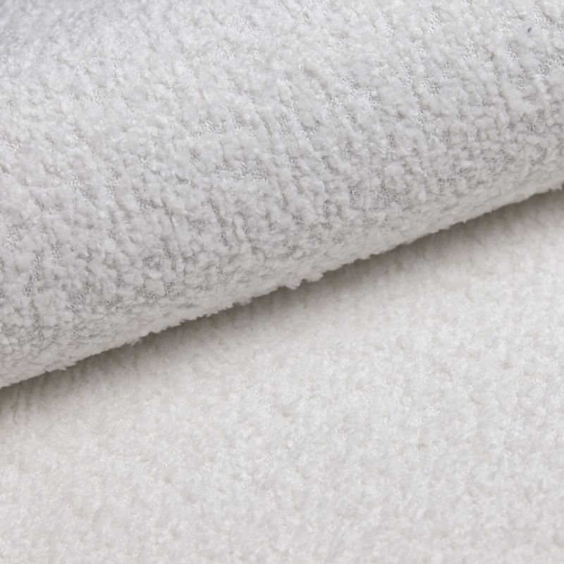 tkanina boucle faktura z bliska