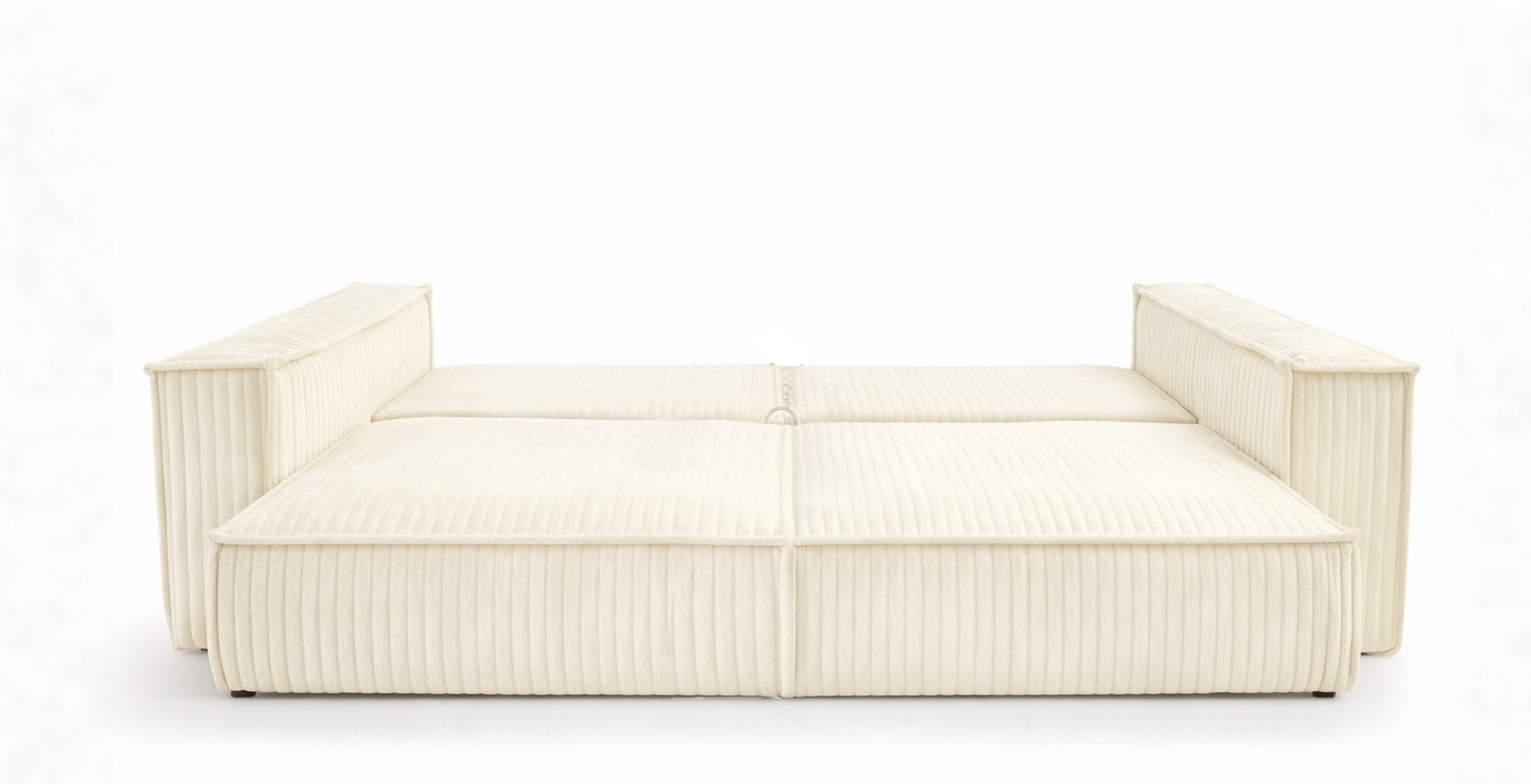 Kanapa NOVU10 rozłożona powierzchnia spania