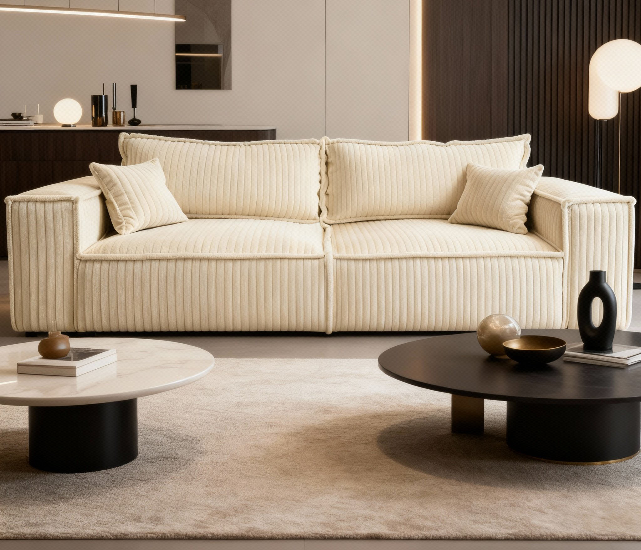 Kanapa z funkcją spania NOVU10 tkanina TILIA