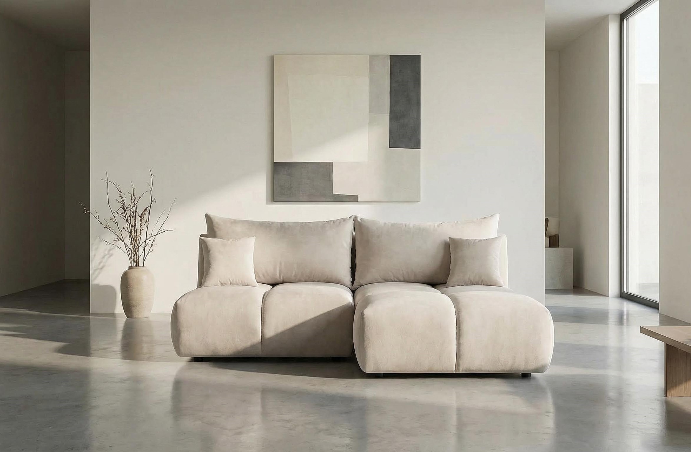 Nowoczesny narożnik luno chmurka cloud buble