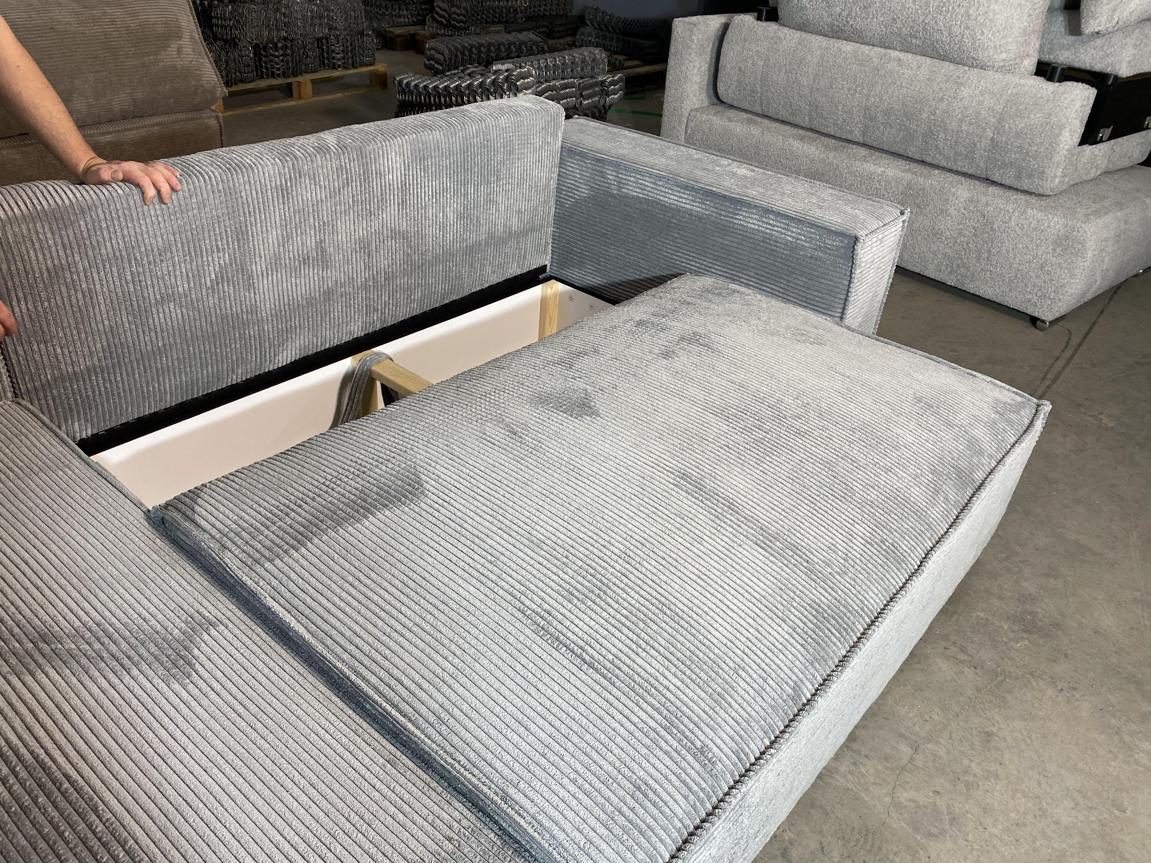 Narożnik novu4 XL rozłożony – funkcja spania