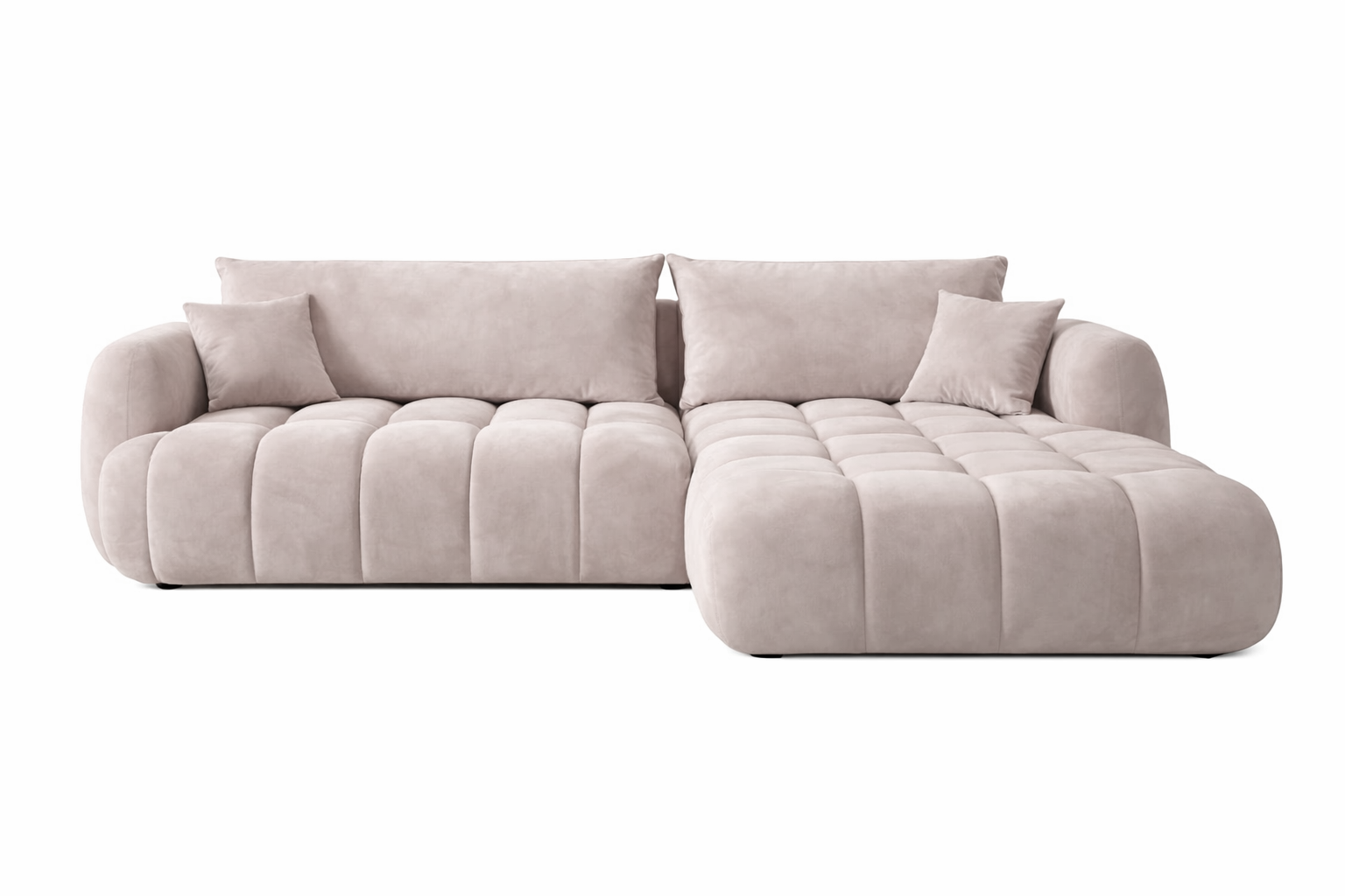 narożnik PARIS LUX 274x180 sofa narożna rozkładana cloud